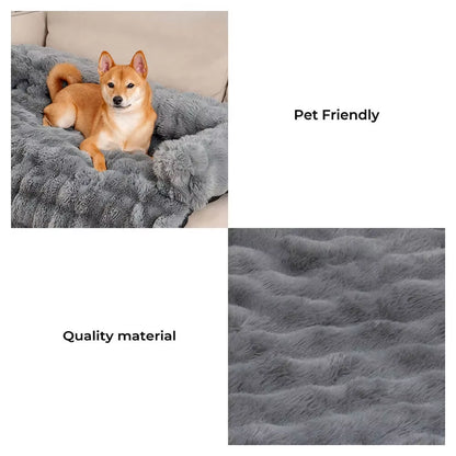 Plush Dog Bed & Couch Protector – The Ultimate Cozy Haven for Your Pup